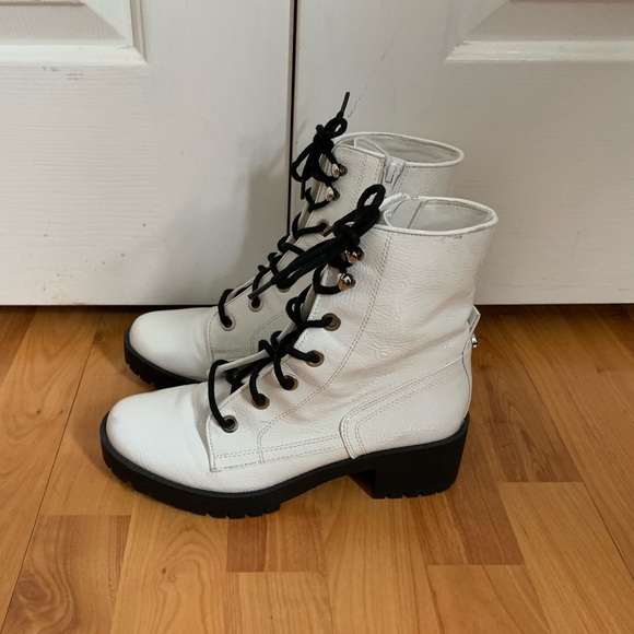 steve madden georgie combat boot